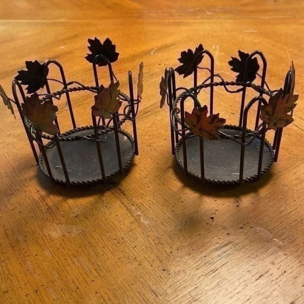 Thanksgiving candle holder and decoration - Picture 7 of 12